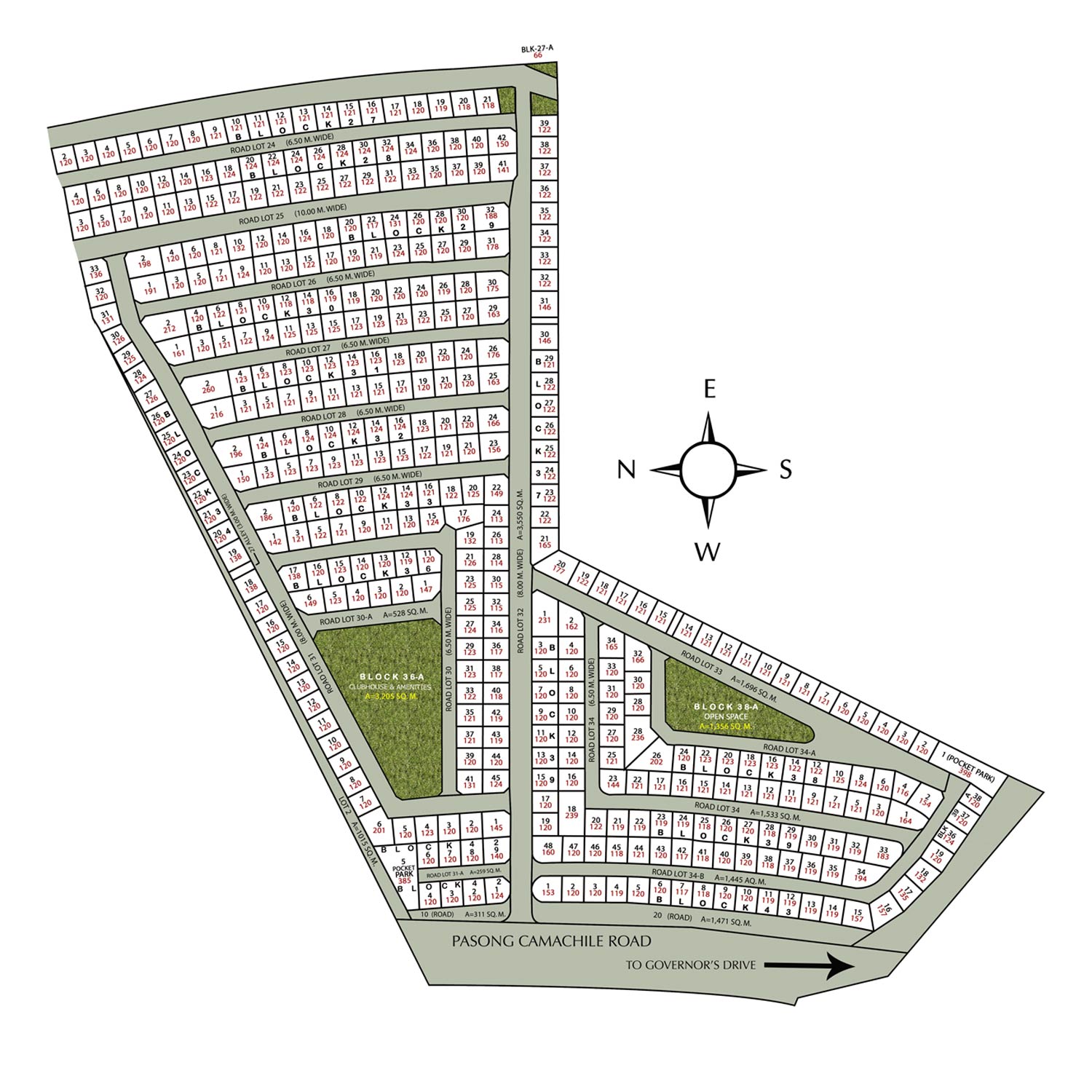 Site Plan Asian Leaf