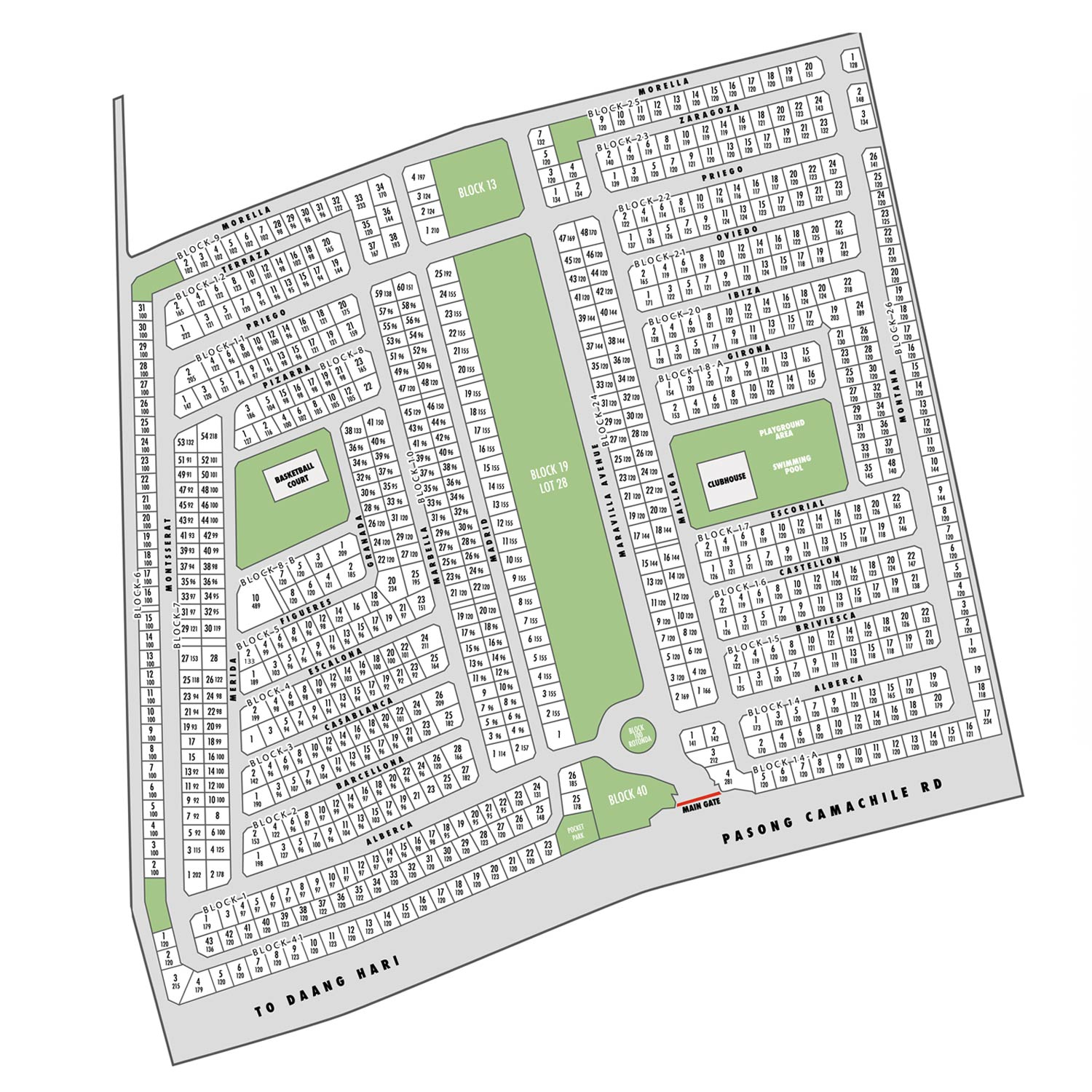 Site Plan Maravilla